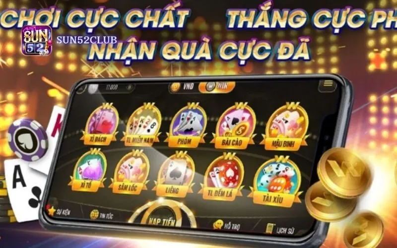Hình ảnh Danh Gia Ung Dung Game Bai Sun52 2 trong bài viết Đánh giá ứng dụng game bài Sun52: Uy tín, đáng chơi. Đánh giá ứng dụng game bài Sun52