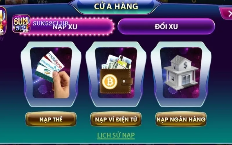 Hình ảnh Huong Dan Nap Tien Sun52 2 trong bài viết Hướng dẫn nạp tiền Sun52: Nạp Tiền Online - Hỗ Trợ 24/7!. Hướng dẫn nạp tiền Sun52