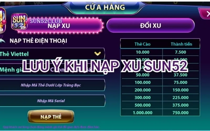 Hình ảnh Nap Tien Qua The Cao Sun52 trong bài viết Nạp tiền qua thẻ cào Sun52: Ưu điểm và hướng dẫn. Nạp tiền qua thẻ cào Sun52