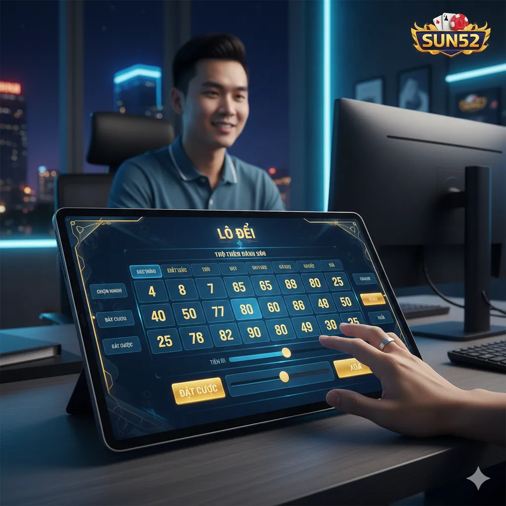 Bảng ghi số hiện đại, dễ thao tác trên Sun52