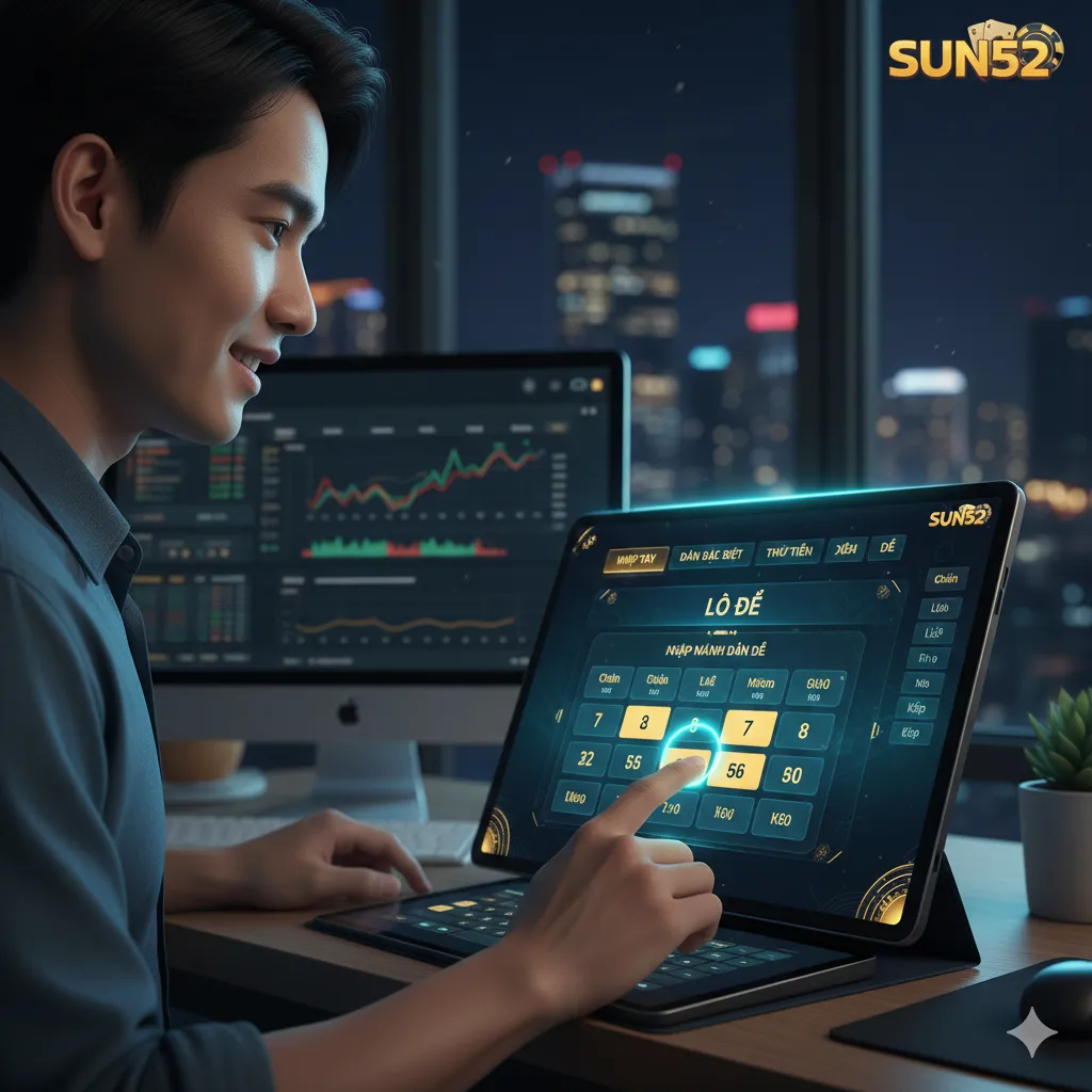 Giao diện chọn số thông minh, hỗ trợ nhập dàn đề nhanh