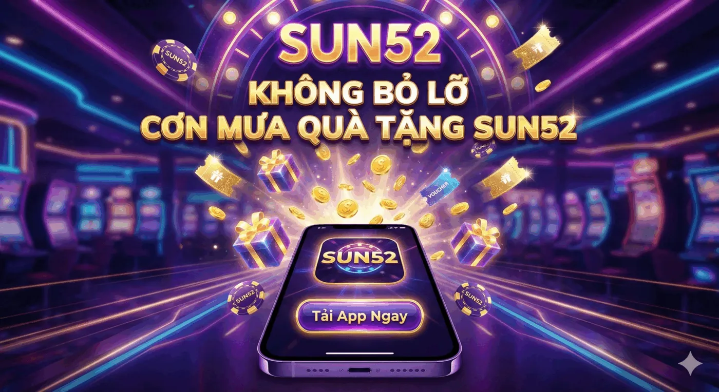 Tải App ngay để không bỏ lỡ cơn mưa quà tặng sun52